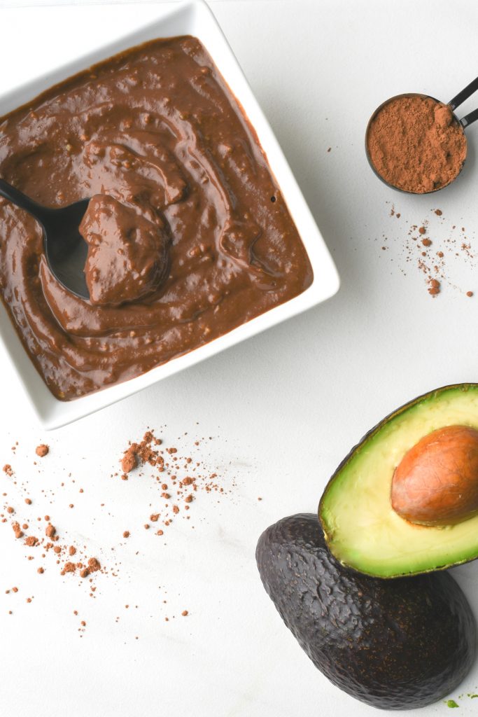 chocolate avocado pudding
