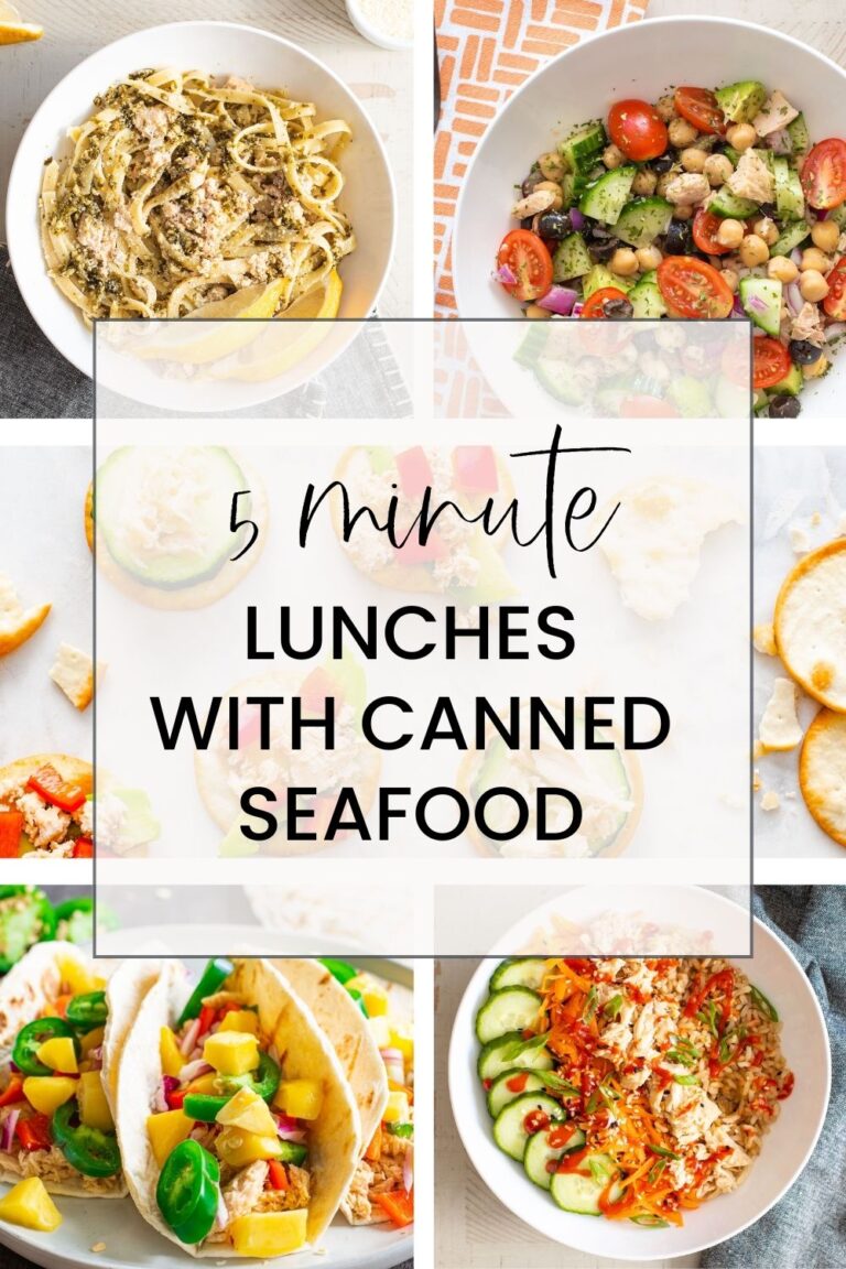 5 minute lunches