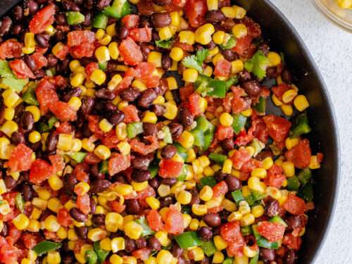 Black Bean and Corn Salad With Honey Lime Dressing