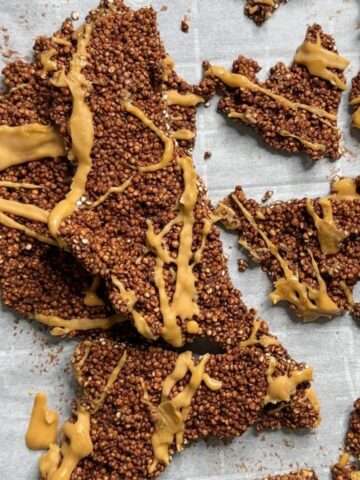 chocolate quinoa crisps